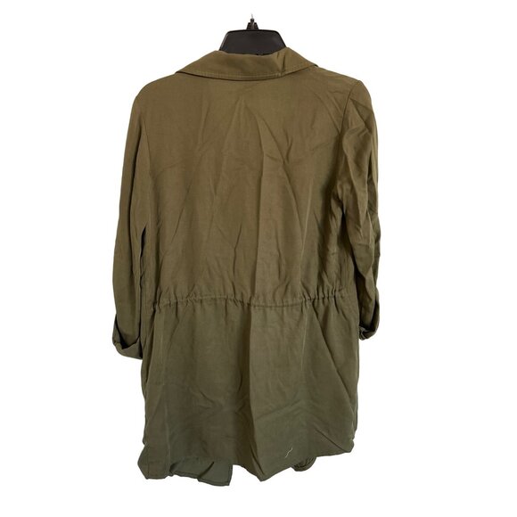H&M Hunter Green Lyocell Duster Jacket - Picture 5 of 5
